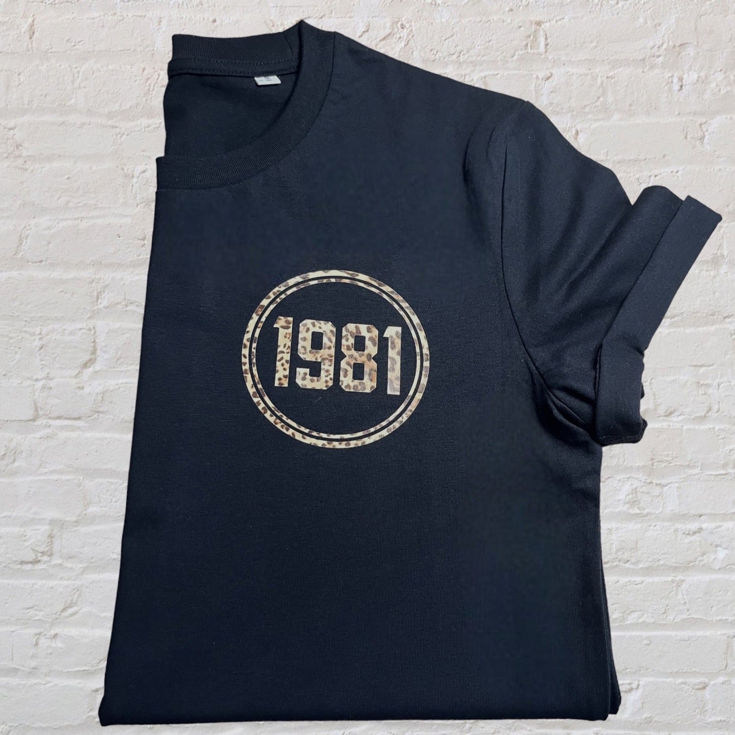Birth Year 100% Organic Cotton Tee
