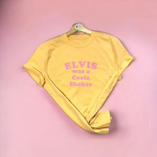 Elvis was a Coola Shaker 100% Organic Cotton Tee