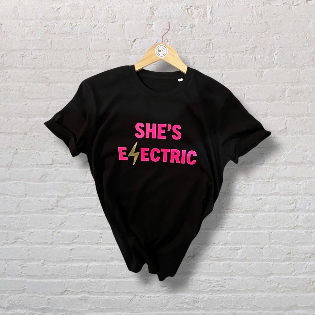 She's Electric 100% Organic Cotton Tee