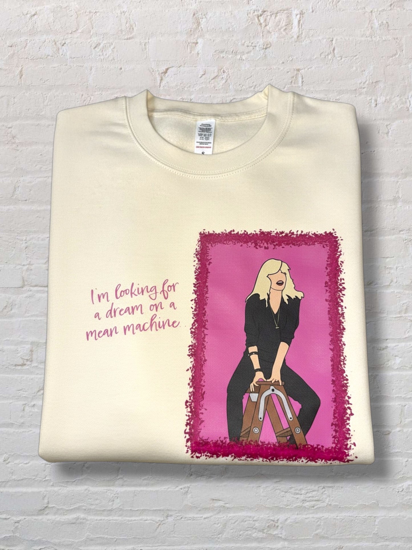 Steph Mean Machine Sweatshirt - Vanilla Milkshake - S & L