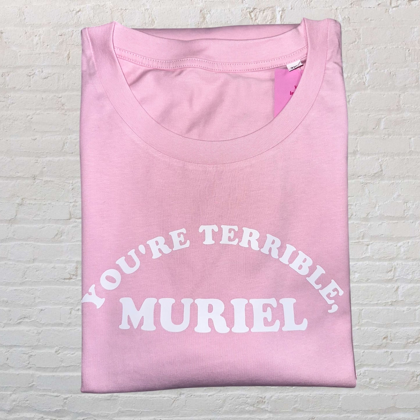 You're Terrible Muriel Tee - Baby Pink - 3XL