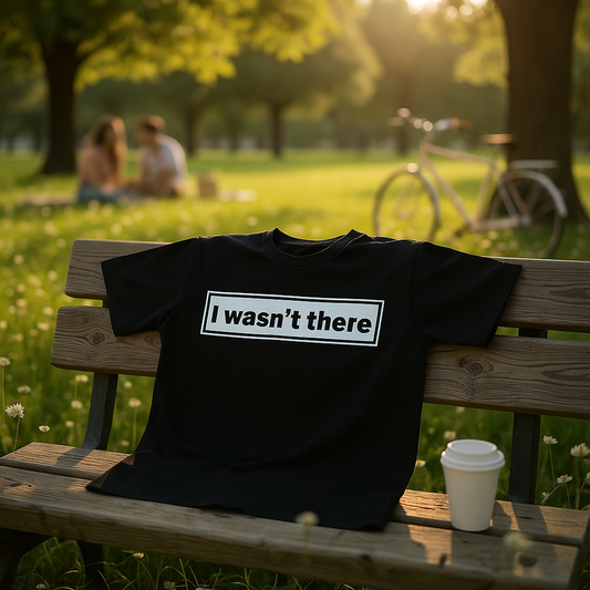 I Wasn't There 100% Organic Cotton Tee