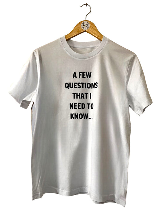 Never Ever 100% Organic Cotton Tee Black / White - S