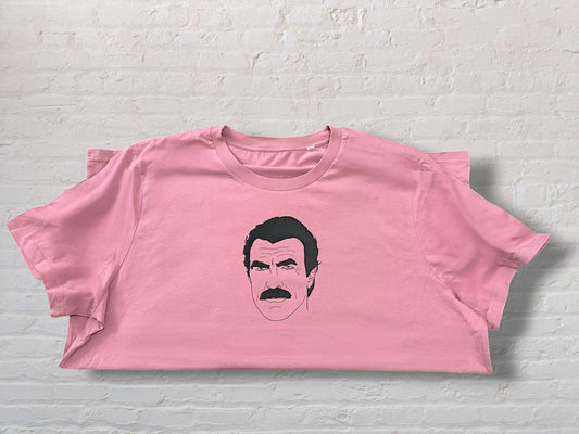 Tom Selleck Tee - Lavender - 3XL