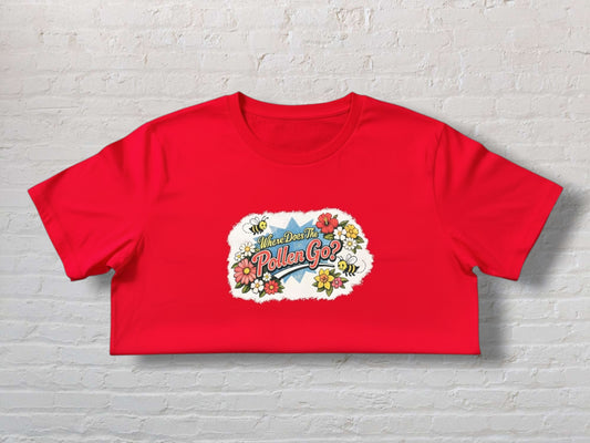 Where Does The Pollen Go - Red - XL