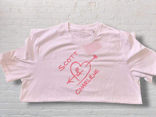 Scott & Charlene Tee - White - L