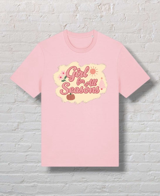 Girl For All Seasons 100% Organic Cotton Tee