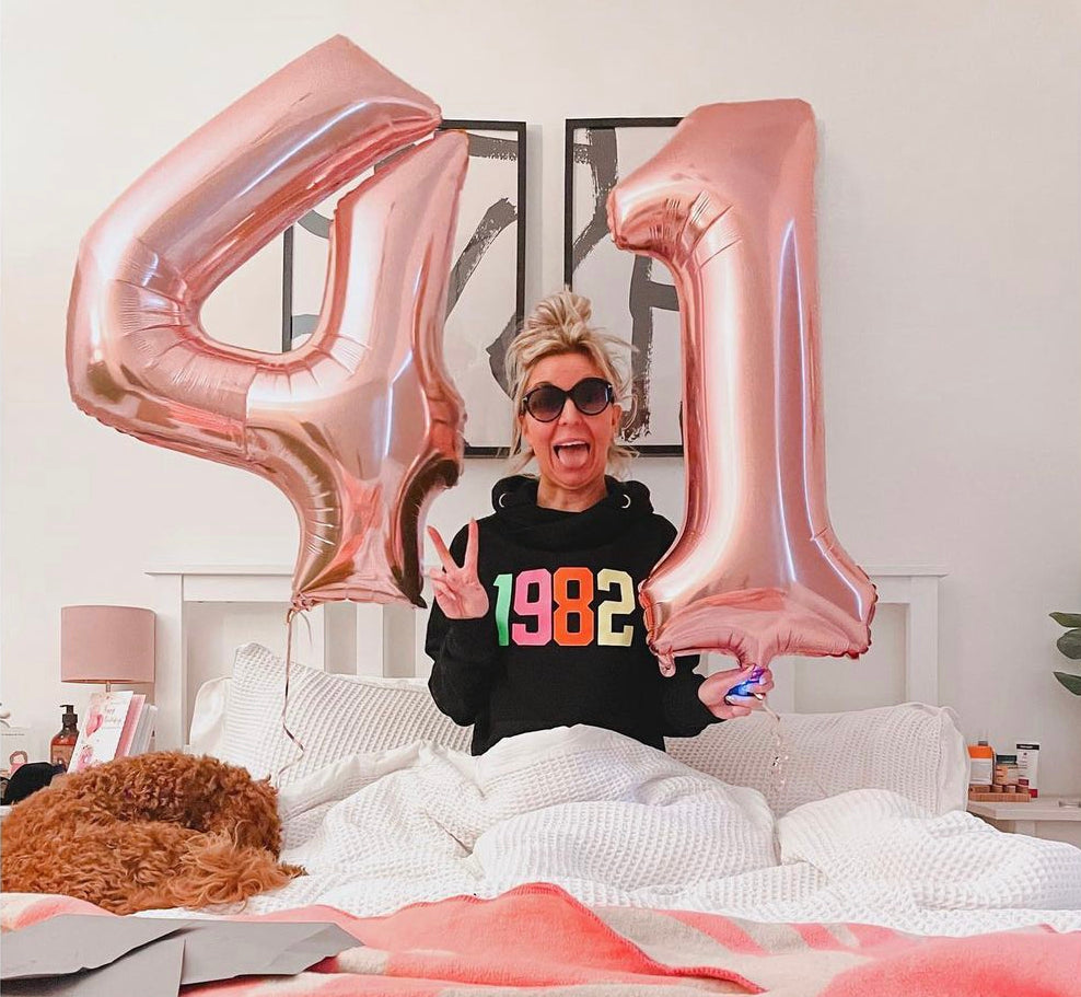 Birth Year Cowl Neck Hoodie