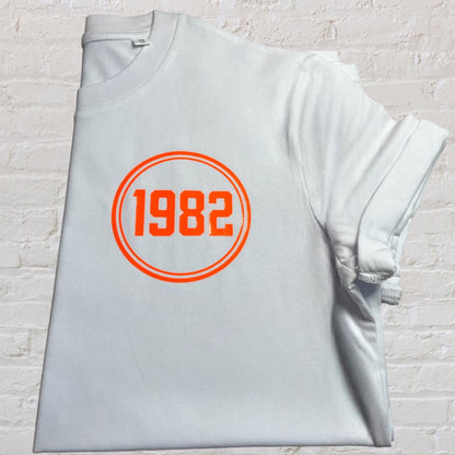 Birth Year 100% Organic Cotton Tee