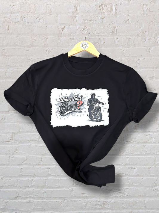Who's That Guy? Tee - Black - M