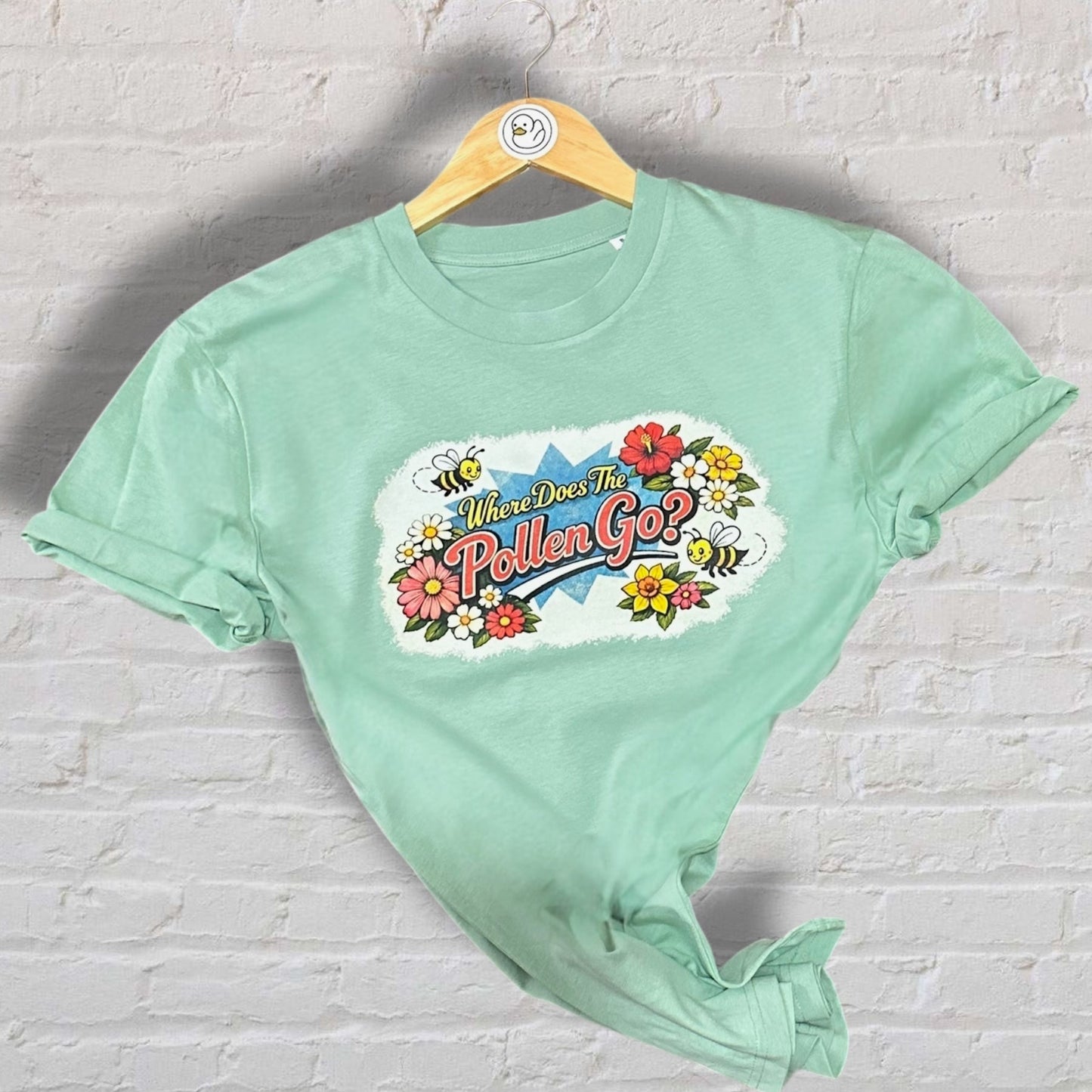 Where Does The Pollen Go 100% Organic Cotton Tee