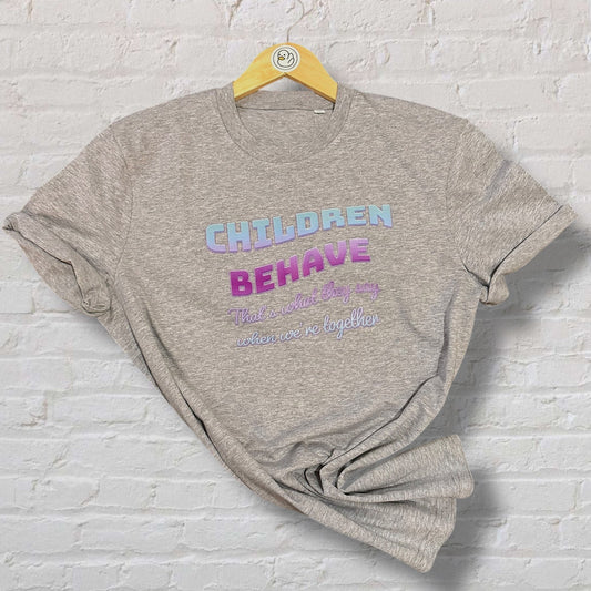 Children Behave 100% Organic Cotton Tee