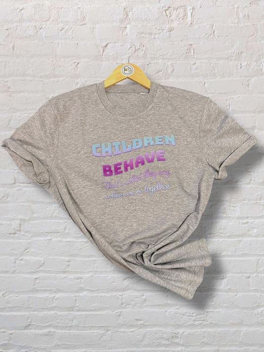 I Think We're Alone Now Tee - Heather Grey - S