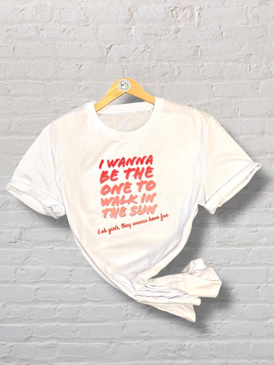 Girls Just Wanna Fun Tee - White - XL