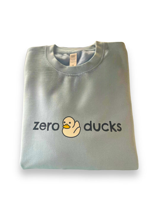 Zero Ducks Club Sweatshirt - Sky Blue - SMALL