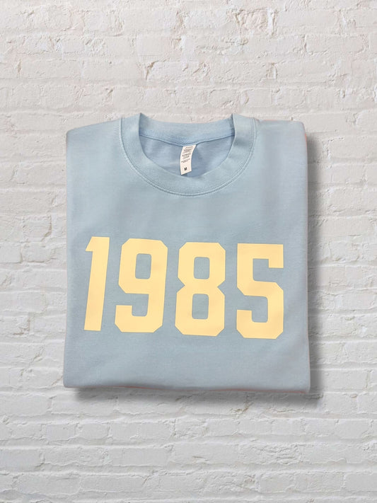 1985 Sweatshirt Ice Blue / Vanilla - M