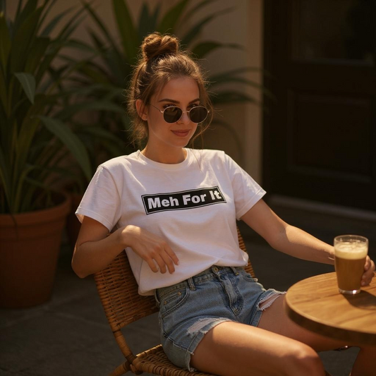 Meh For It 100% Organic Cotton Tee