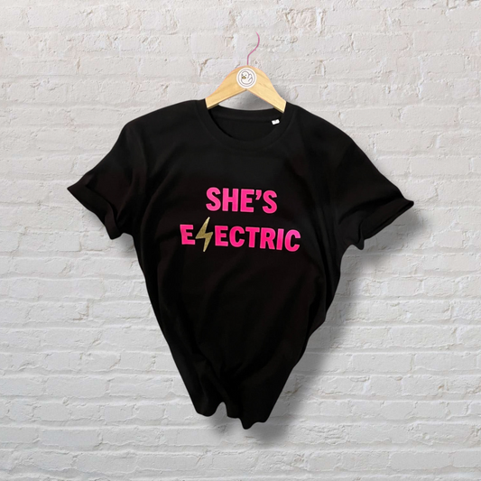 She's Electric 100% Organic Cotton Tee