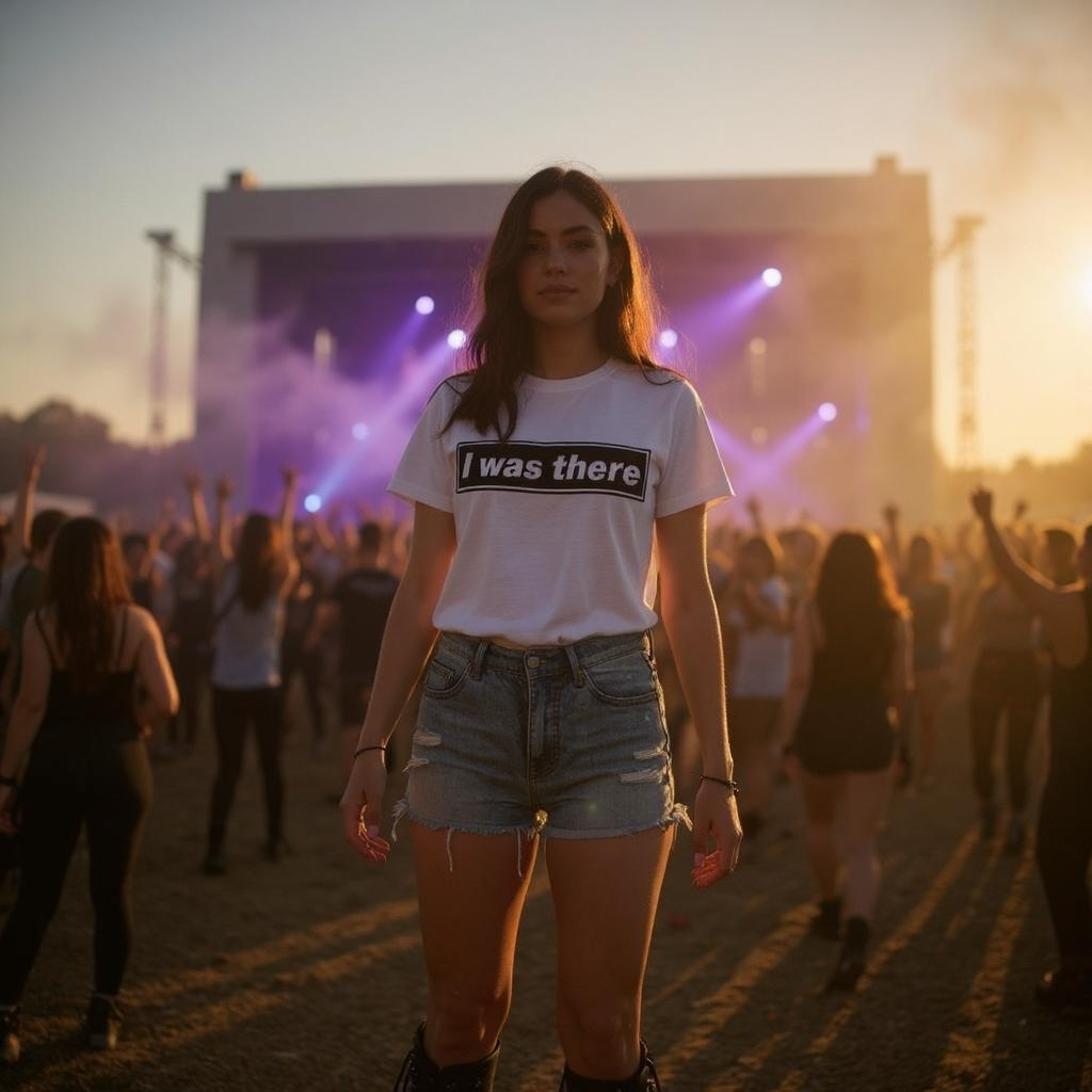 I Was There Tee - 12th July White/Black - S