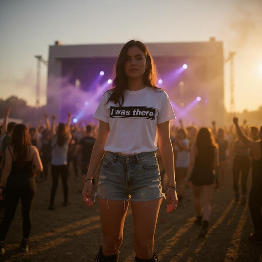 I Was There Tee - 12th July White/Black - S