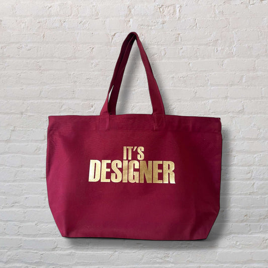 It's Designer 100% Recycled Cotton Shopper