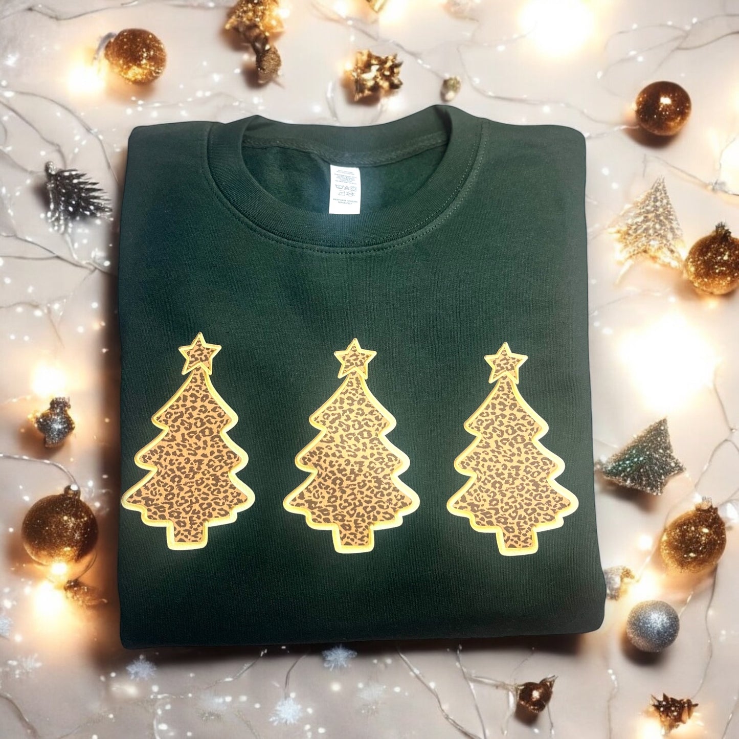 Leopard Print Christmas Tree's Sweatshirt
