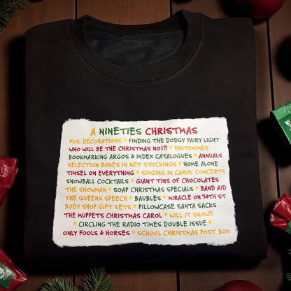 A Very Nineties Christmas Sweatshirt
