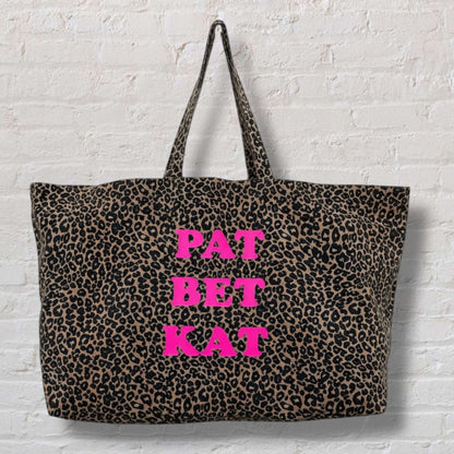 Pat, Bet & Kat Mega XXL 100% Recycled Tote Bag