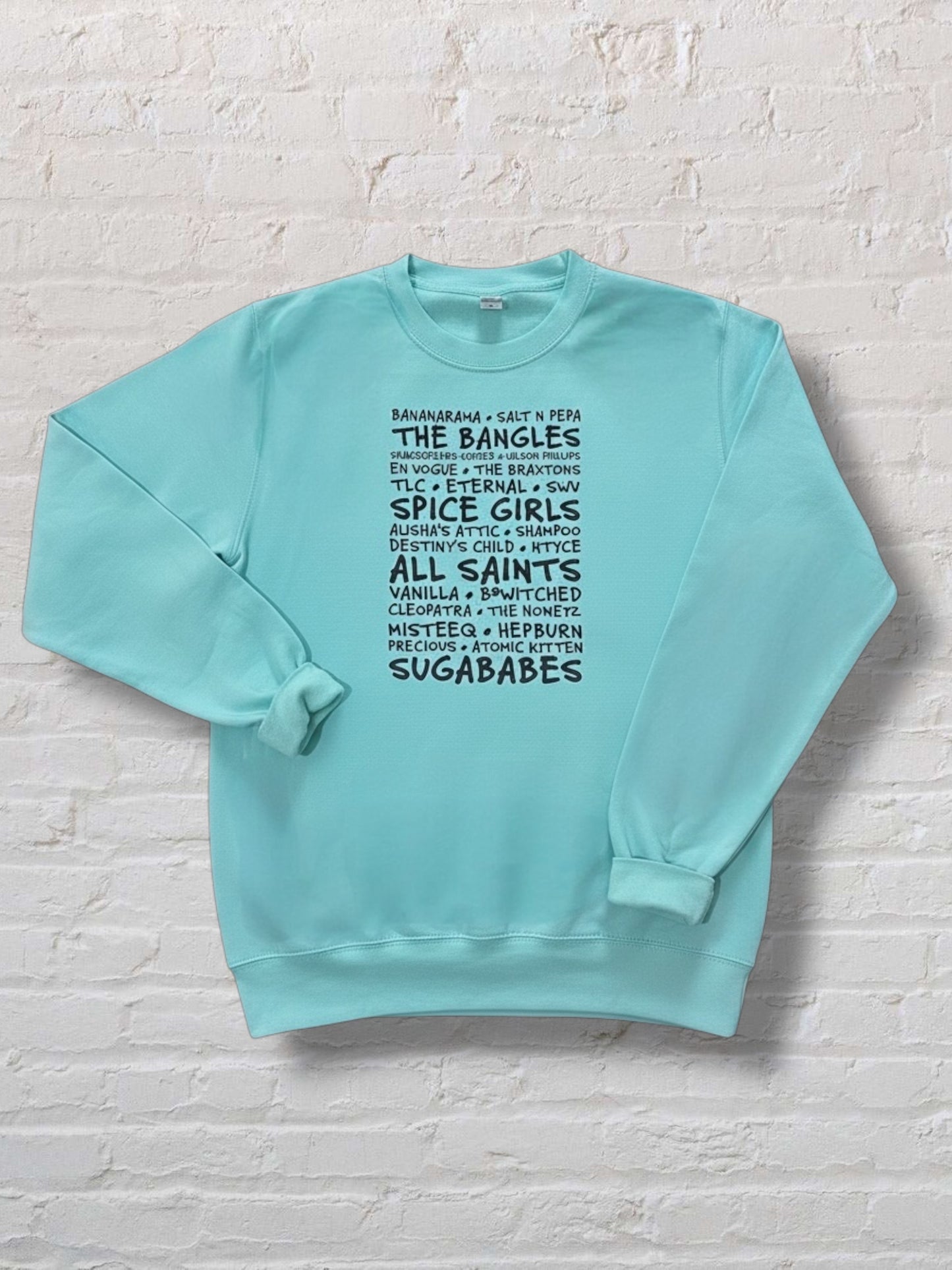 Girl Band Sweatshirt - Peppermint - S