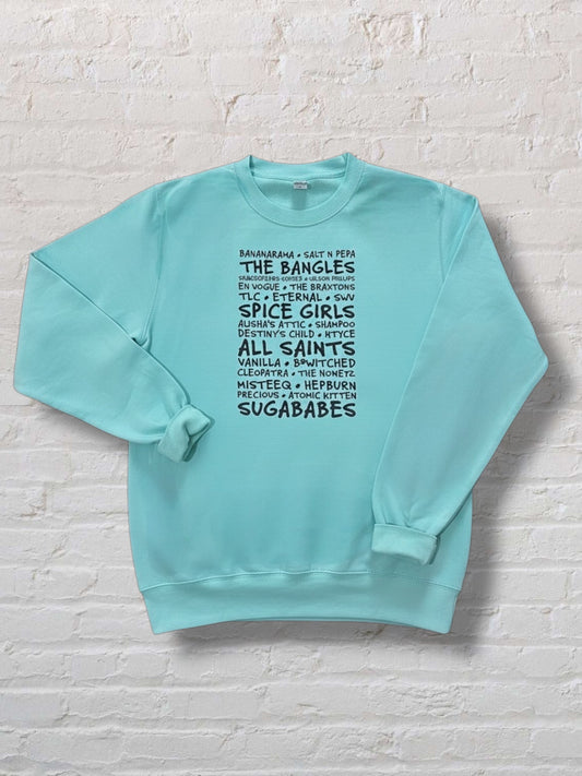 Girl Band Sweatshirt - Peppermint - S
