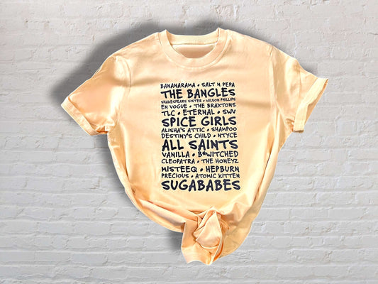 Girl Band Tee - Lemon - XS