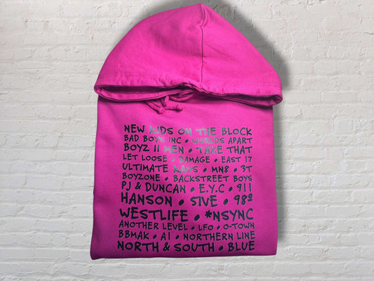 Boy Band Lightweight Hoodie - Festival Fuschia - M