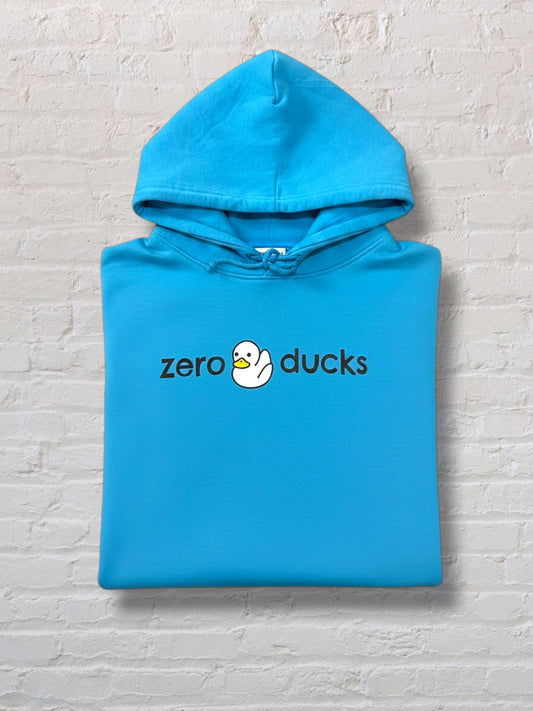 Zero Ducks Lightweight Hoodie - Hawaiian Blue - L