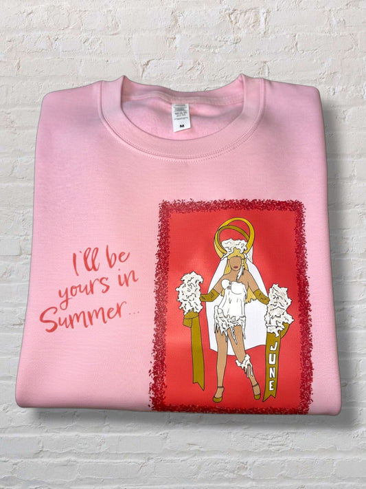 Paulette Sweatshirt - Baby Pink - M