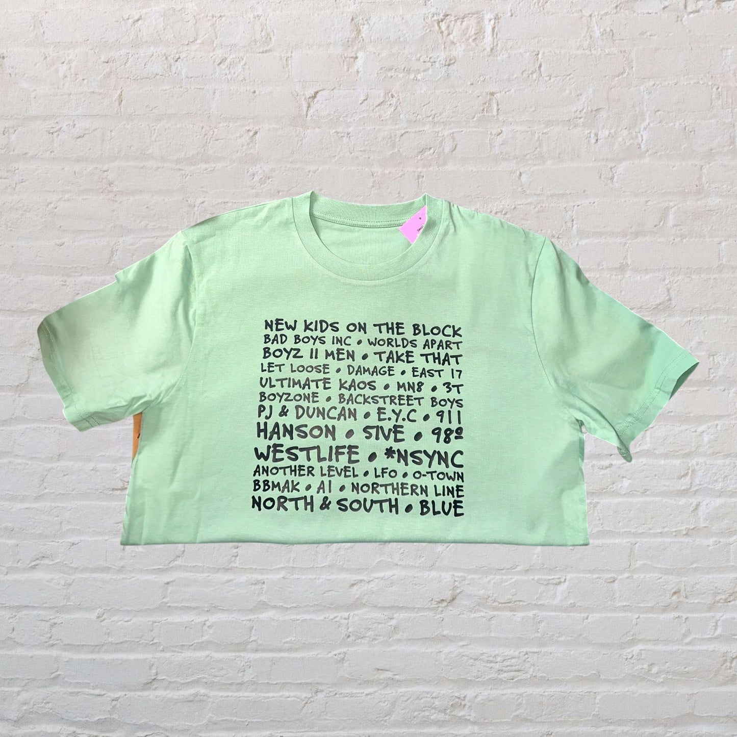 Boyband Tee - Misty Jade - M