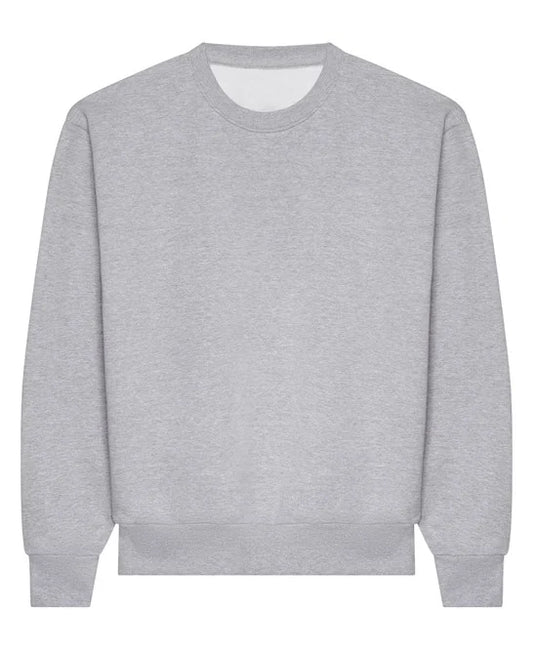 But Debbie... Heavyweight Sweatshirt - Heather Grey / Tangerine - 2XL