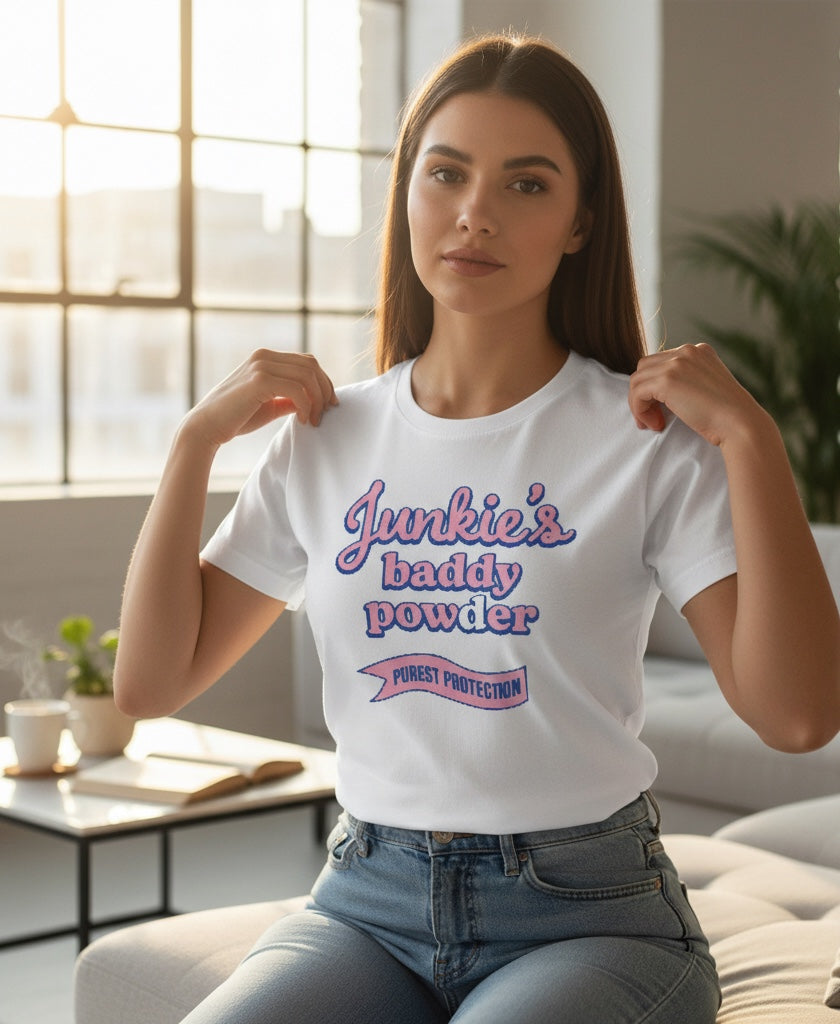 Baddy Powder 100% Organic Cotton Tee