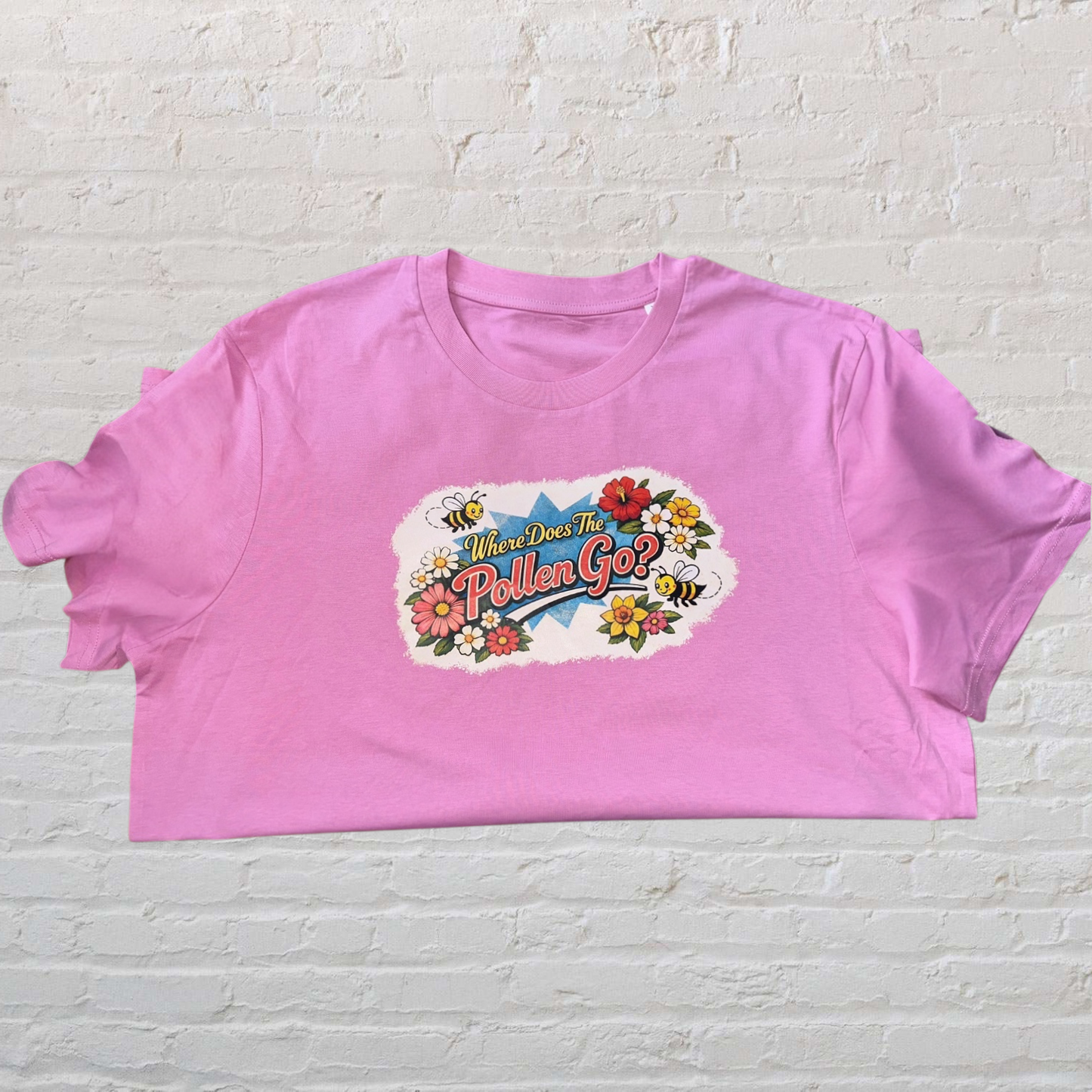 Where Does The... - Bubblegum Pink - M