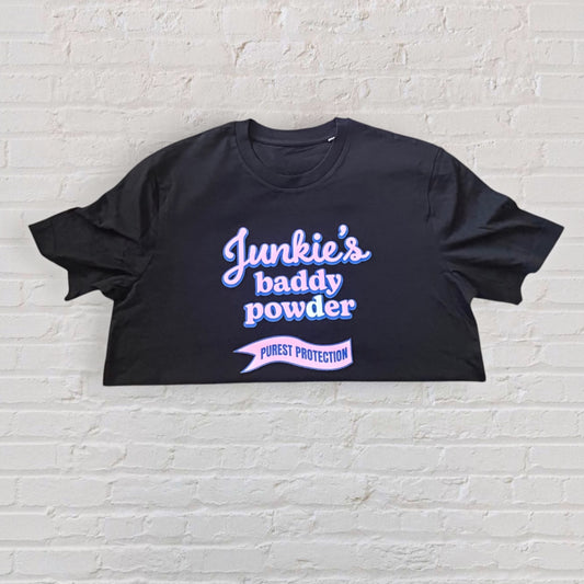 Baddy Powder Tee - Black - M