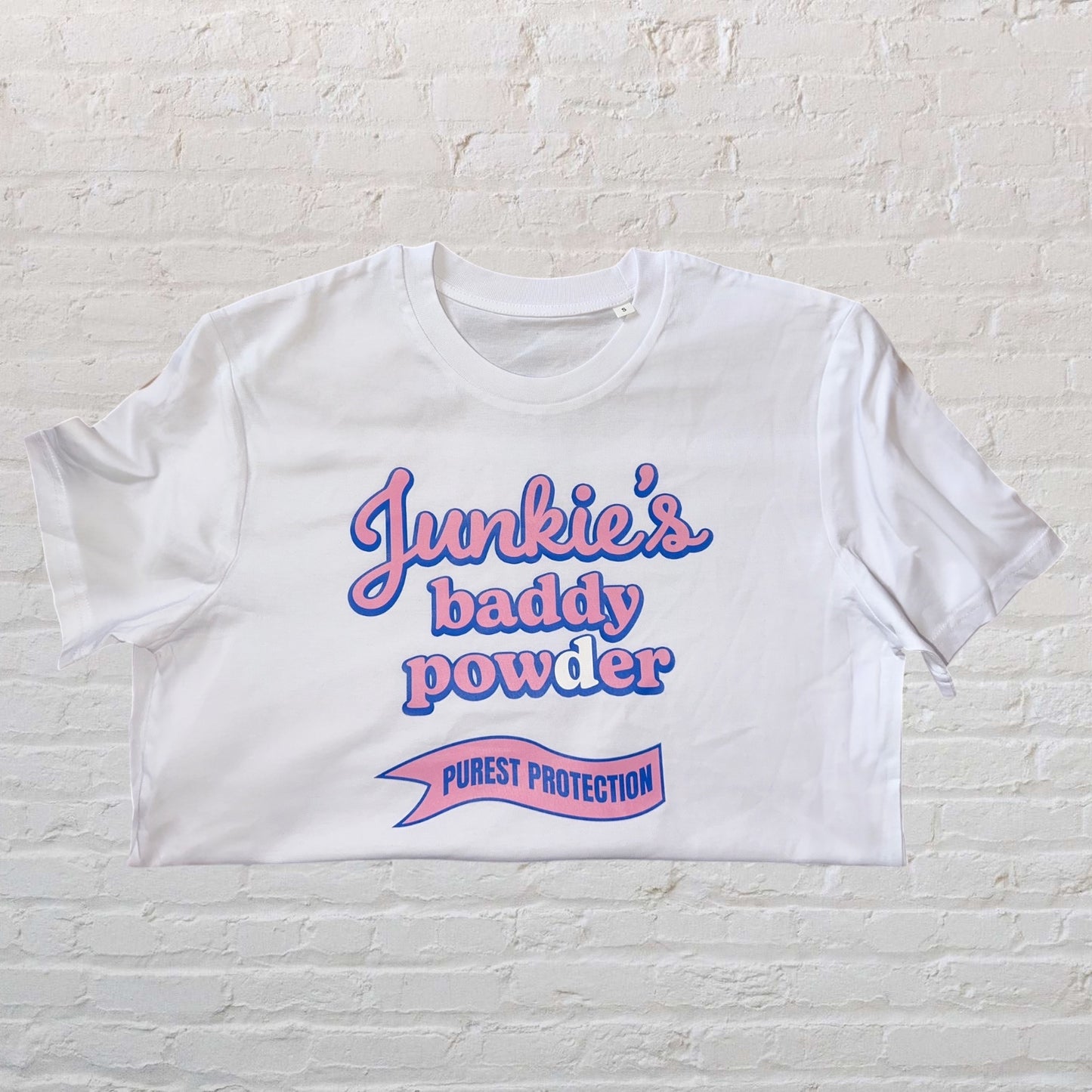 Baddy Powder Tee - White - S