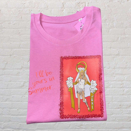 Paulette Tee - Bubblegum Pink - M