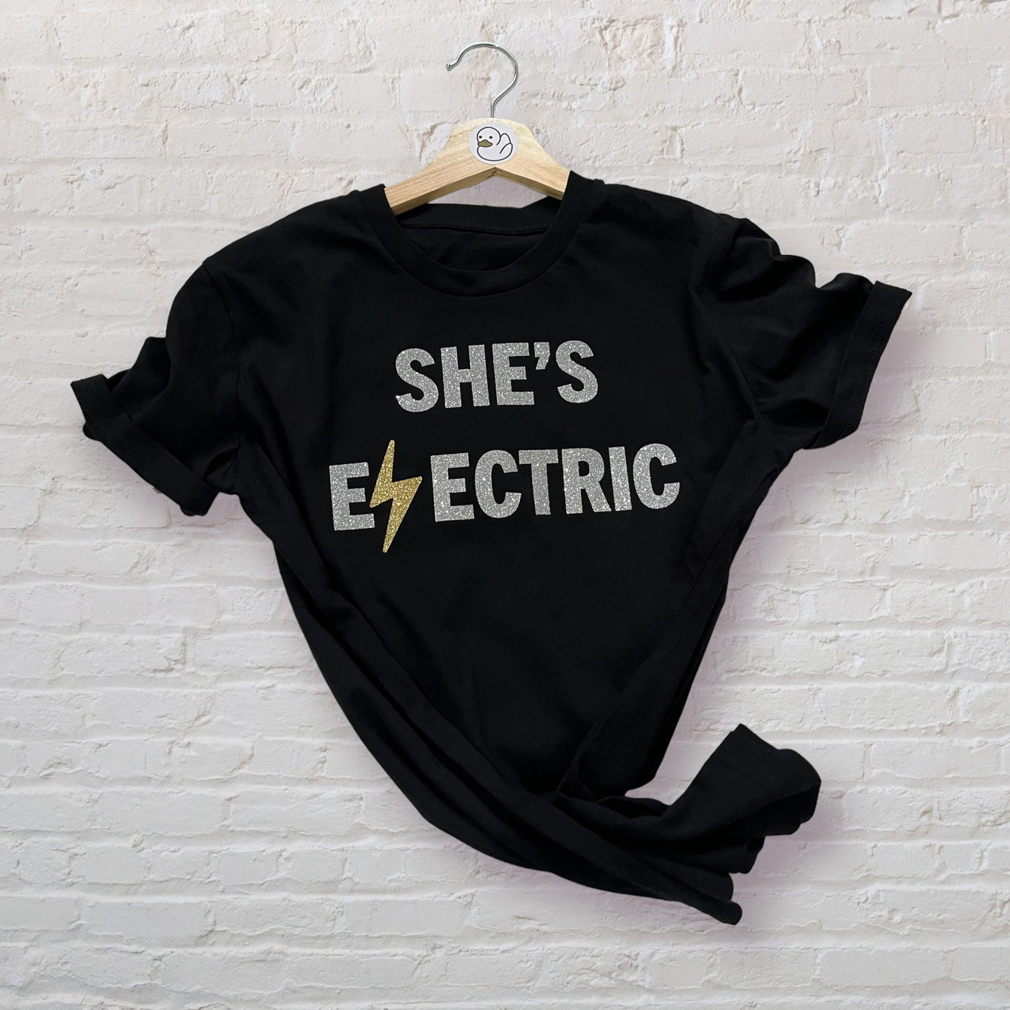 Limited Glitter Edition She's Electric Tee