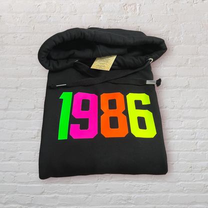 Birth Year Cowl Neck Hoodie